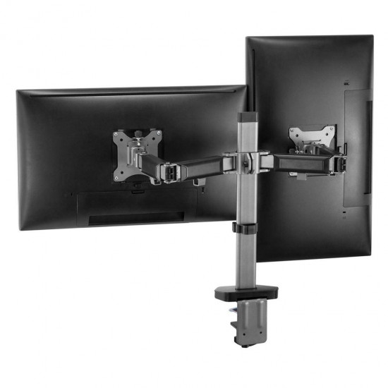 Built-in bracket for two Deluxe Ergo Office monitors, 17-32, max. 9kg, ER-449