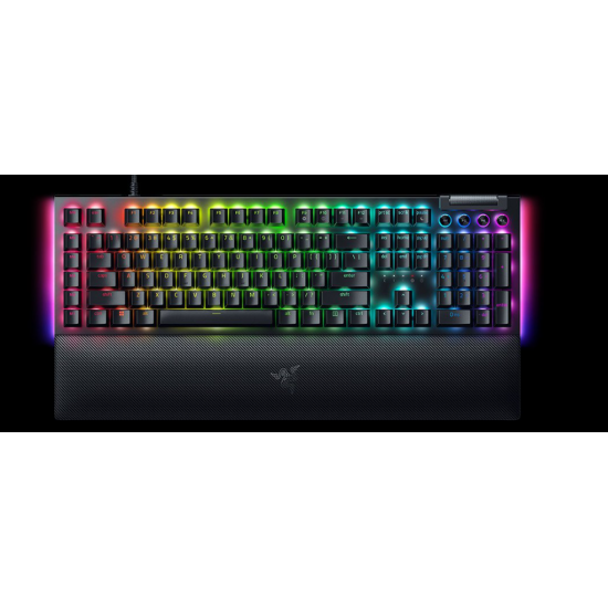 Razer BlackWidow V4 X Mechanical Gaming Keyboard, Yellow Switch, US Layout, Wired, Black Razer