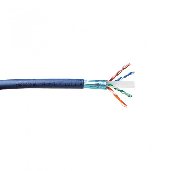 Emitter Net FTP (F/UTP) Cat.6 450MHz Cable, 4x2x23AWG Wire, LSZH-FR 500m