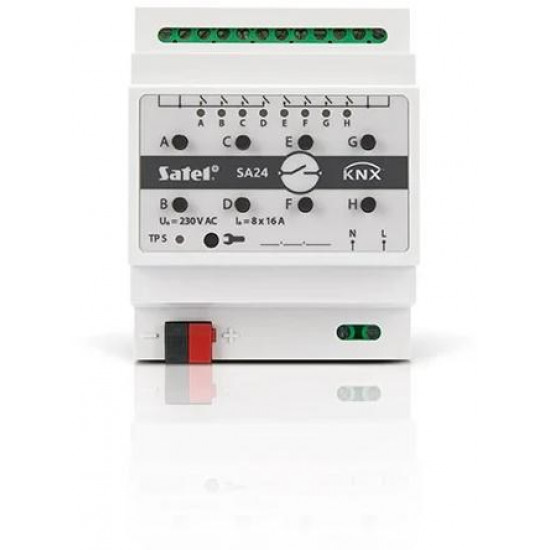 SATEL KNX 8-channel switching actuator KNX-SA24