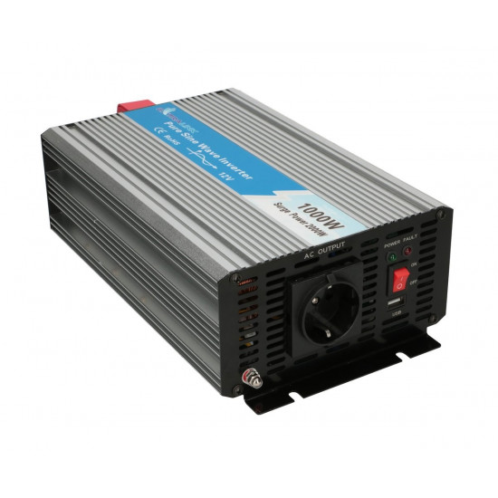 Extralink OPIP-1000W | Voltage converter | 12V - 230W, 1000W, pure sine