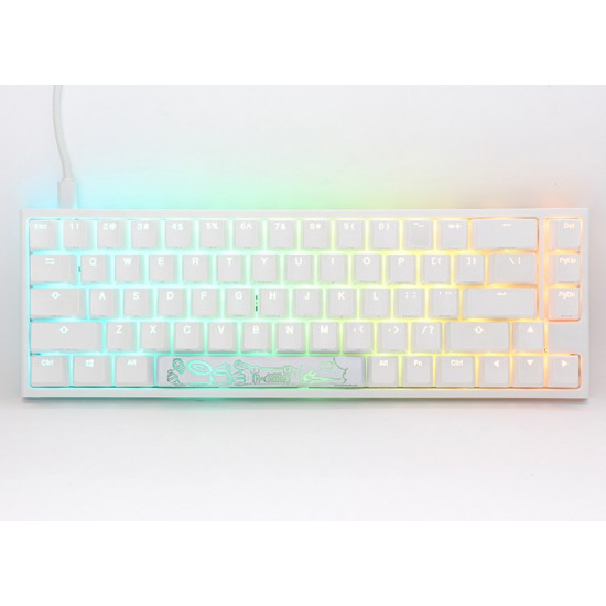 Ducky One 2 SF Gaming Keyboard, MX-Brown, RGB LED - White