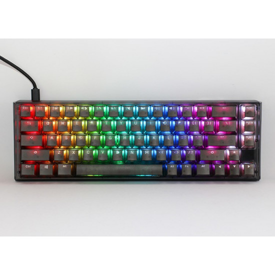 Ducky One 3 Aura Black SF Gaming Keyboard, RGB LED - MX-Speed-Silver