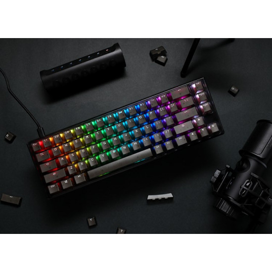 Ducky One 3 Aura Black SF Gaming Keyboard, RGB LED - MX-Speed-Silver