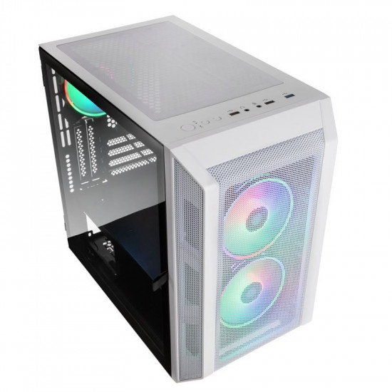 Kolink Citadel Mesh RGB Micro-ATX Gehäuse - weiß