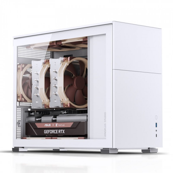 Jonsbo D31 Micro-ATX Case, Tempered Glass - white