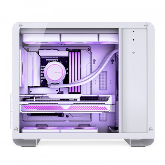 Jonsbo U4 Mini Micro-ATX Case, Tempered Glass - white