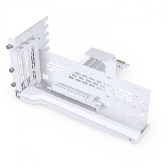 Phanteks Premium Vertical GPU Bracket + PCIe 4.0 x16 Riser Cable, DRGB - 220 mm, white