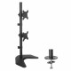 Techly ICA-LCD 2520V monitor mount / stand 68.6 cm (27) Desk Black