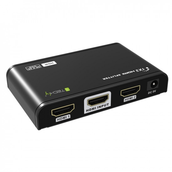 Techly IDATA HDMI2-4K2HDR video splitter HDMI 2x HDMI