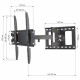 Techly ICA-PLB 148M TV mount 139.7 cm (55) Black