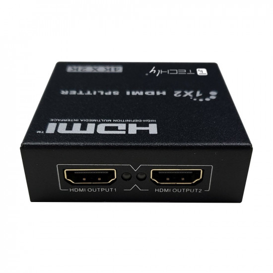 HDMI Splitter 1x2 4K*30Hz Active HDMI Splitter Techly