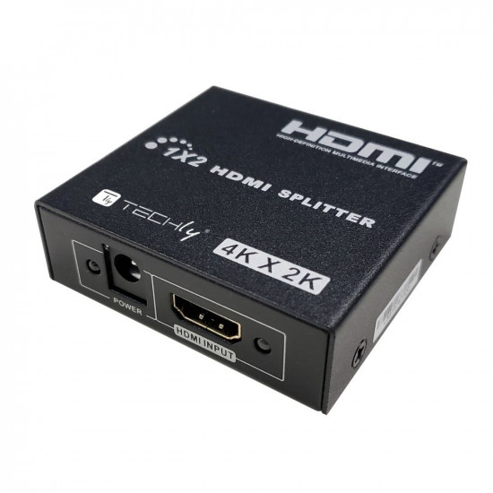 HDMI Splitter 1x2 4K*30Hz Active HDMI Splitter Techly