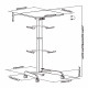 Maclean Laptop Table, Height Adjustable, for Standing Up Work, Max Height 113cm, MC-892B