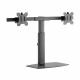 ERGOOFFICE ER-411 Universal 2 x Monitor Bracket Holder Free Standing for Two Monitors 17 - 27'' 2 x 6kg