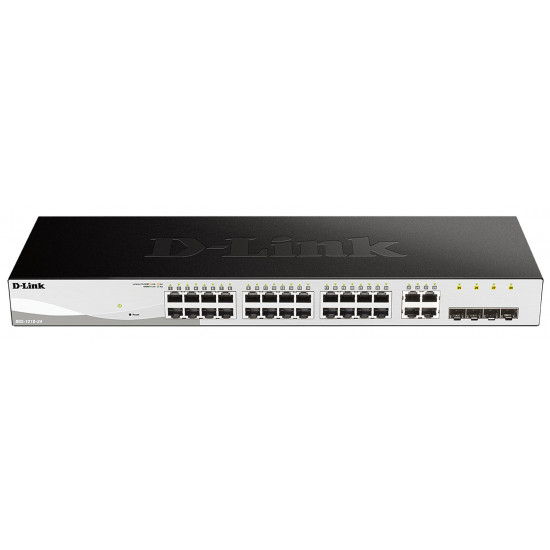 D-Link | Smart Managed Gigabit Switches | DGS-1210-24 | Managed L2 | Desktop/Rackmountable | 10/100 Mbps (RJ-45) ports quantity | 1 Gbps (RJ-45) ports quantity 24 | SFP ports quantity | PoE ports quantity | PoE+ ports quantity | Power supply type | month(