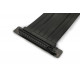 PHANTEKS PCIe x16 Riser Ribbon Cable, 90 degrees, 22cm - black