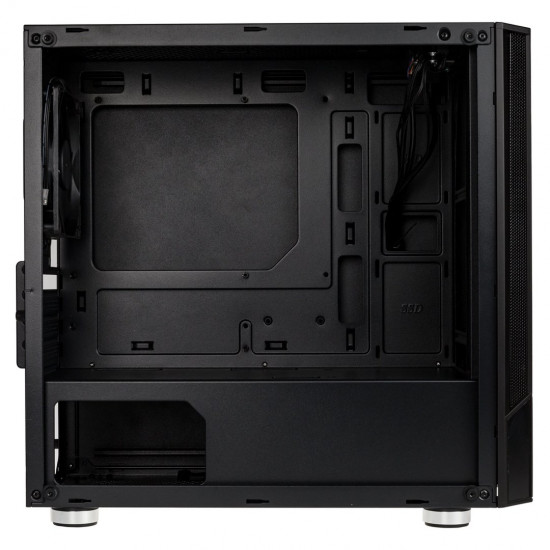 Kolink Citadel Micro-ATX Case, Tempered Glass - Black