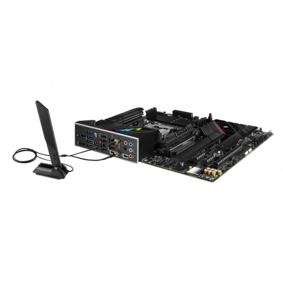 Asus | ROG STRIX B650E-F GAMING WIFI | Processor family AMD | Processor socket AM5 | DDR5 DIMM | Memory slots 4 | Supported hard disk drive interfaces SATA, M.2 | Number of SATA connectors 4 | Chipset AMD B650 | ATX