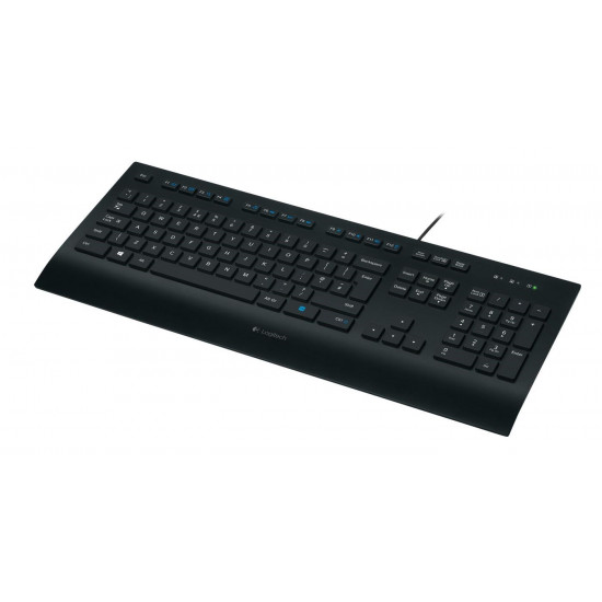 Logitech K280e - tastatur - tysk - sor