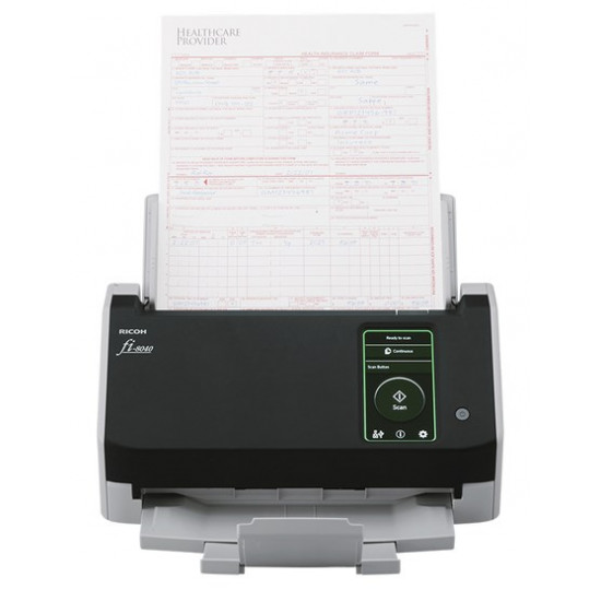 Ricoh fi-8040 ADF + Manual feed scanner 600 x 600 DPI A4 Black, Grey