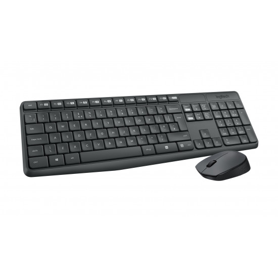 Logitech MK235 - tastatur og mus-sat -