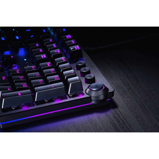 Razer Keyboard Huntsman Elite Gaming (UK) Black Clicky Optical Switch