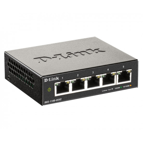 D-Link DGS 1100-05V2 - switch - 5 port