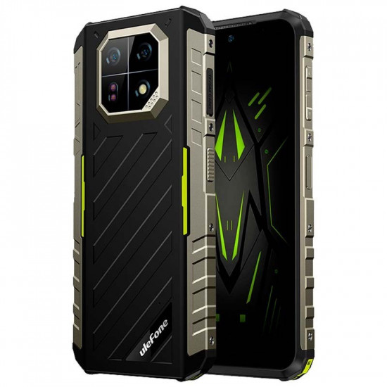 Ulefone Armor 22 16.7 cm (6.58) Android 13 4G USB Type-C 8 GB 256 GB 6600 mAh Black, Green