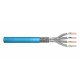 Installation cable DIGITUS cat.6A, S/FTP, Eca, AWG23/1, LSOH, 50m, blue, foiled