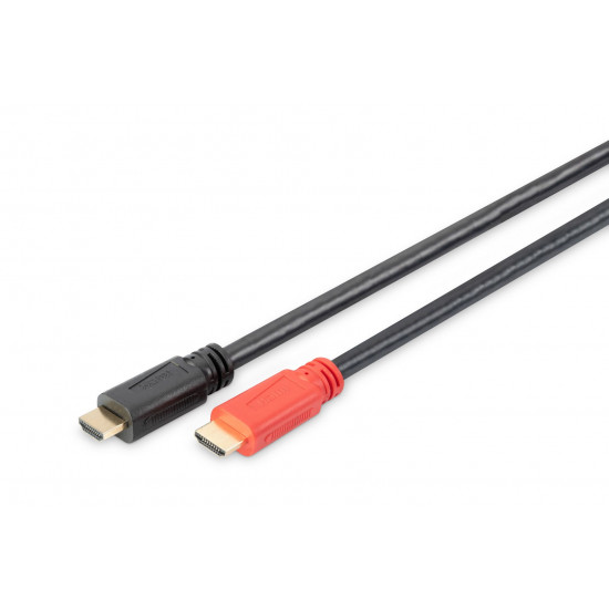 HDMI 1.4 High Speed 1080p60Hz FHD HDMI A/HDMI A M/M Amplifier Connection Cable Black 15m