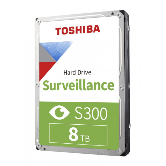 Toshiba S300 Surveillance internal hard drive 8 TB 7200 RPM 256 MB 3.5 Serial ATA III