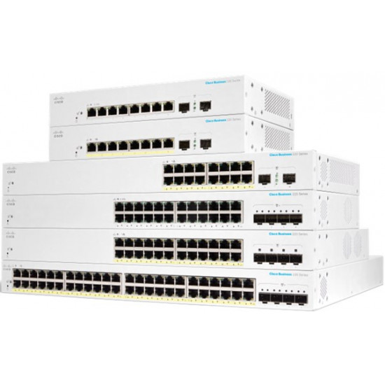 CBS220 SMART 48-PORT GE POE/4X1G SFP