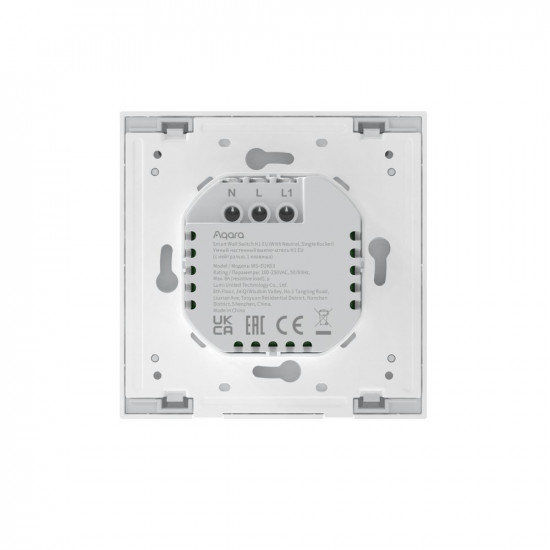 Dual switch with neutral conductor WS-EUK03 Aqara