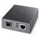 TP-LINK | 10/100 Mbps WDM Media Converter | TL-FC111B-20 | 1 x SC Fiber Port | 10/100 Mbps RJ45 Port