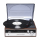 Denver VPR-190MK2 Retro Turntable with Radio and Built-in Speakers