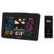 Denver WS-540 Color Weather Station with Outdoor Sensor Black