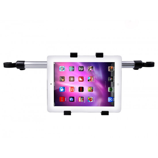 Maclean Brackets MC-657 Universal Headrest Car Tablet Holder, 7 - 10.1, Adjustable 360° Rotation