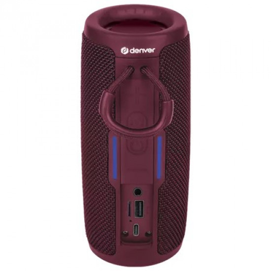 Denver BTV-150BD 1200mAh BT Speaker Burgundy