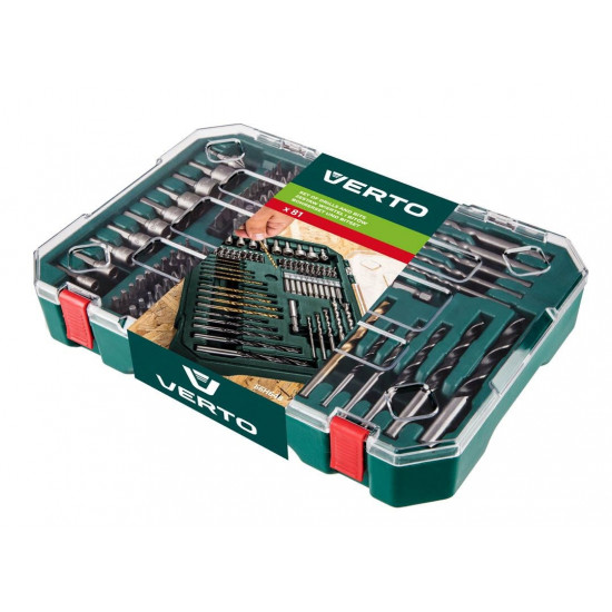 Drill bit and bit set 81 pcs, sockets