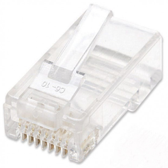 Intellinet RJ45 Modular Plugs, Cat6, U