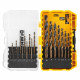 19-piece metal drill bit set