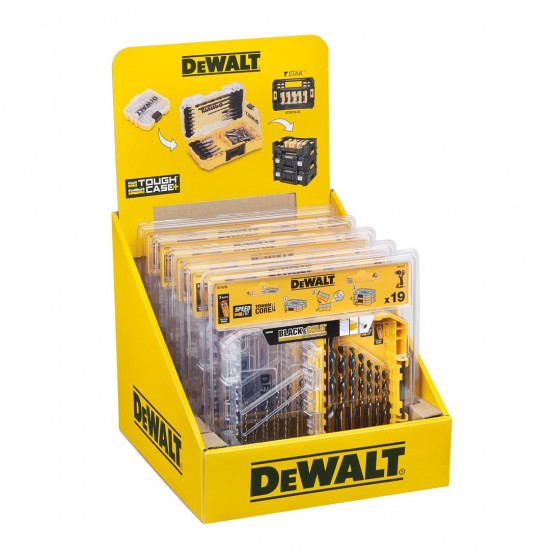 19-piece metal drill bit set