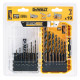 19-piece metal drill bit set