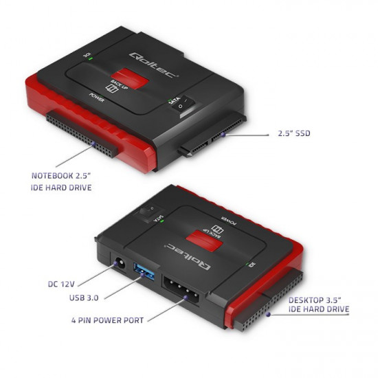 Qoltec USB 3.0 to IDE Adapter | SATA III