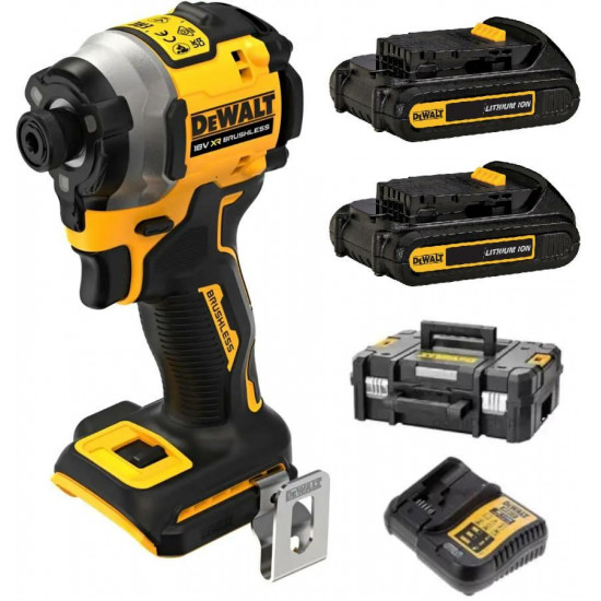 18v impact driver 3 gears; 208nm; trunk; 2x2ah