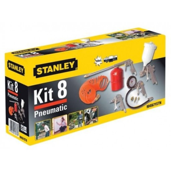 STANLEY PNEUMATIC TOOL SET 8 pcs.