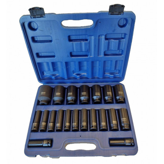 IMPACT SOCKET SET 1/2 20pcs. /SILVER