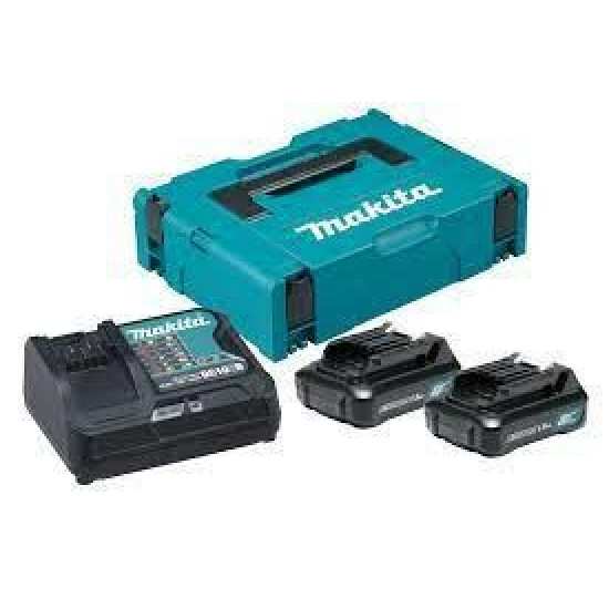 MAKITA POWER SUPPLY SET 12V 2x1.5Ah (BL1016x2+DC10SB) MAKPAC