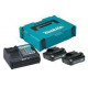 MAKITA POWER SUPPLY SET 12V 2x1.5Ah (BL1016x2+DC10SB) MAKPAC